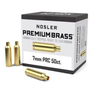 Nosler Unprimed Brass Rifle Cartridge Cases 7mm PRC 50/ct