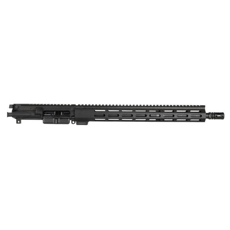 https3A2F2Fmedia.chattanoogashooting.com2Fimages2Fproduct2FOHCU082FOHCU081.jpg One Horse HBAR Complete Upper 5.56/.223 Rem 16" Barrel 15" M-LOK Handguard Nitride BCG & Charging Handle - Image 1