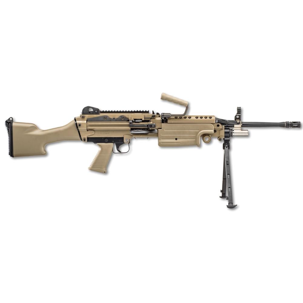 https3A2F2Fmedia.chattanoogashooting.com2Fimages2Fproduct2FRJ461001702FRJ46100170-1.jpg FN M249S Standard Rifle 5.56x45mm 30rd Magazine 18.5" Barrel FDE