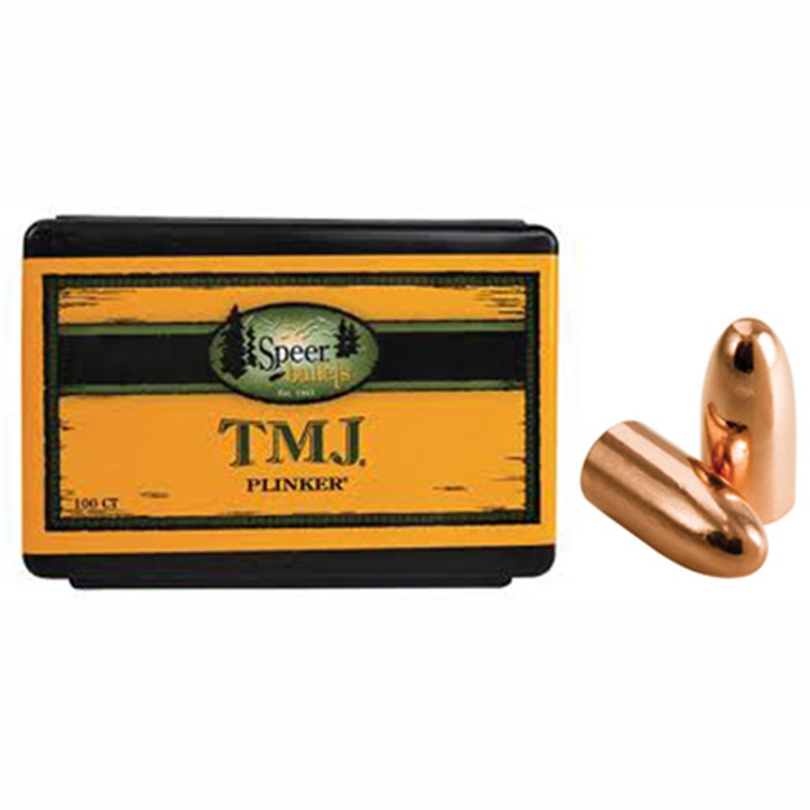 https3A2F2Fmedia.chattanoogashooting.com2Fimages2Fproduct2FSP47262FSP4726.jpg Speer TMJ Handgun Bullets (Value Pack) 9mm/38 Auto/380 Cal .355" 124 gr TMJRN 600/ct - Image 1