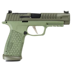 Sig Sauer P365 Fuse Two-Tone ODG Handgun 9mm Luger 21(2)&17(1)rd Magazines 4.3" Barrel LXG Front