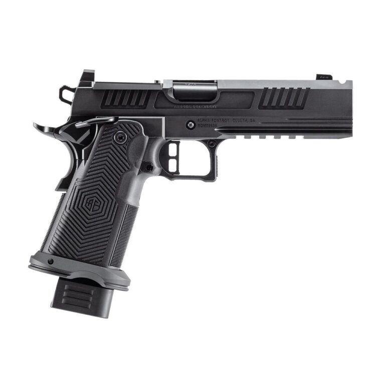AF1911-ROMULUS 9MM 20Rd Magazine (5) 5" BULL Ramped Ported Barrel MOS Optic Cut DLC BLK