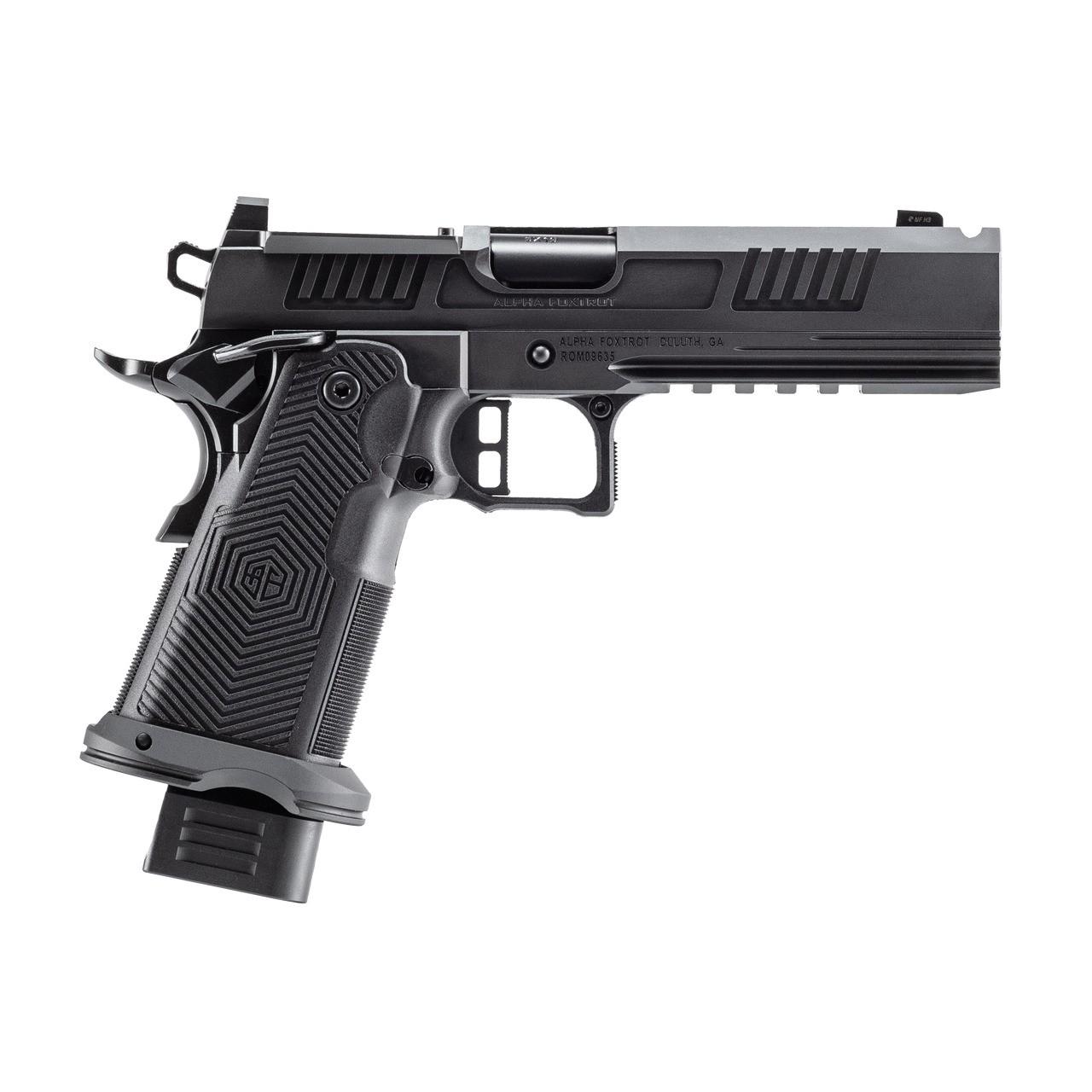 https3A2F2Fmedia.chattanoogashooting.com2Fimages2Fproduct2FXXAA39X1EIHXDBK20PROMNVC2FXXAA39X1EIHXDBK20PROMNVC-Right.jpg AF1911-ROMULUS 9MM 20Rd Magazine (5) 5" BULL Ramped Ported Barrel MOS Optic Cut DLC BLK