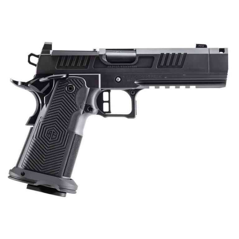 Alpha Foxtrot 1911 Romulus 10mm Auto 17rd Magazines(2) 4.25" Comp Threaded Barrel MOS DLC Black