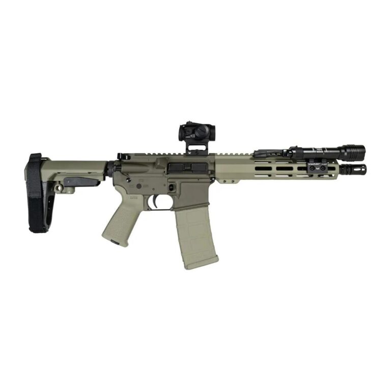 Shark Coast Knoll Grass Pistol Bundle .300 Blk 30rd Magazine 10'' Threaded Barrel Vortex Red Dot