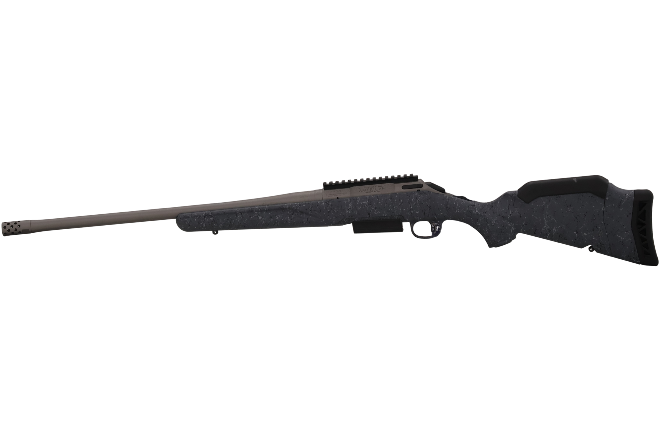 image-full-86763-4b971e66a5c934ef768acf6982160025.png RUGER AMERICAN G2 WILDERNESS TOPO 450BM RFL 20" BBL GRAY SPLTTR 3RD - Image 1
