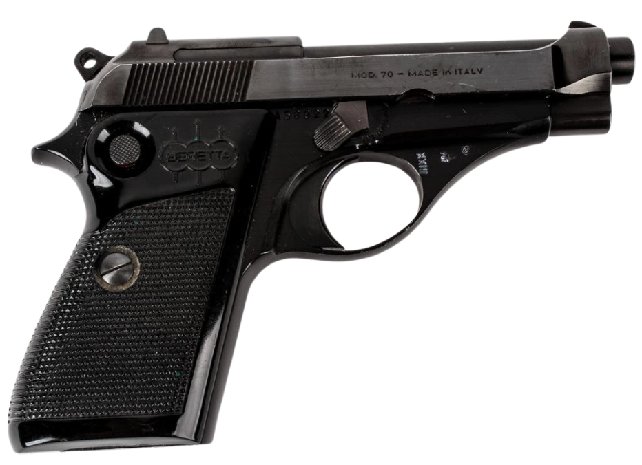 image-full-86848-290652ff642dcce5d68a213742489cd0.png BERETTA SURPLUS M70 32ACP PISTOL 3.5" BLACK/BLUED 1-8RD MAG C&R ELIGIBLE - Image 1