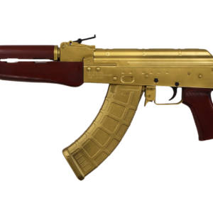 BSR47 Bulgarian AKM Pattern Rifle 7.62x39, Red Star Red/Gold Cerakote, 16.3" BRL, 30RD PMAG
