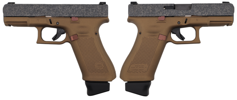 GLOCK 19X V CABEZA DE COBRE 9MM PISTOL 4" BRONZE/DIGI 1-17RD 2-19RD MAGS