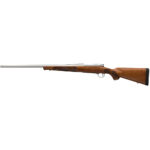 Winchester Model 70 Featherweight Stainless Rifle 7mm Rem Mag 22in MatteStainless/AAAA Dark Maple5rd - Image 2